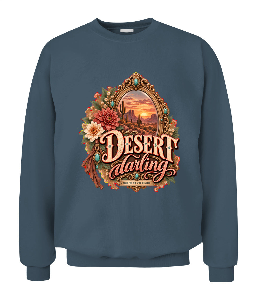 Desert Darling Sweatshirt & Hoodie – Western Cowgirl Desert Pullover