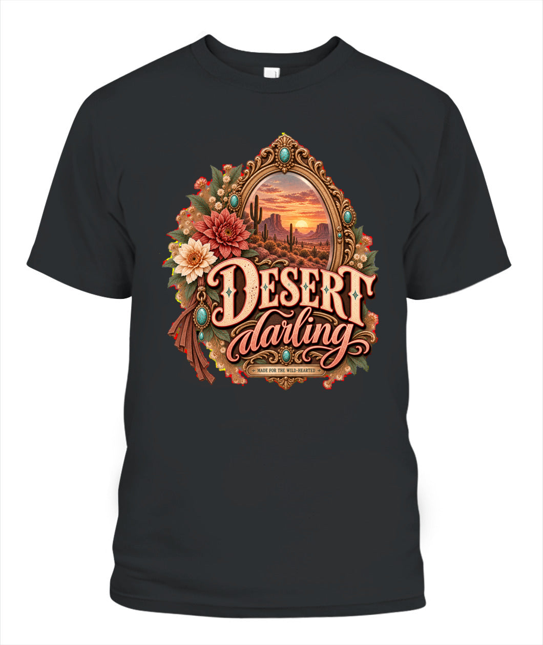 Desert Darling Shirt – Western Cowgirl Desert Graphic Tee