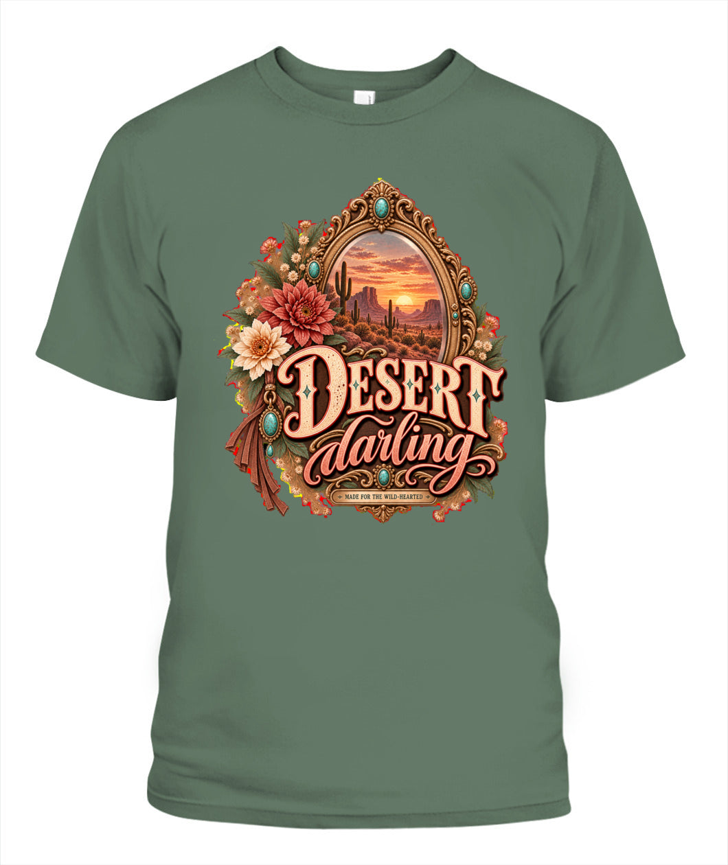Desert Darling Shirt – Western Cowgirl Desert Graphic Tee
