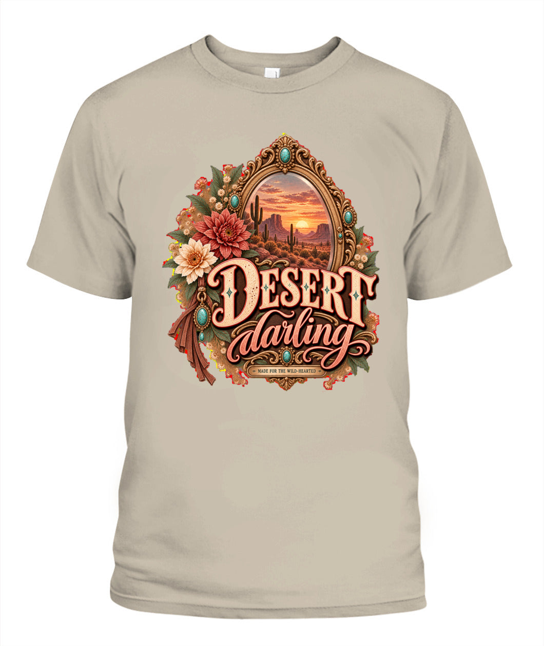 Desert Darling Shirt – Western Cowgirl Desert Graphic Tee