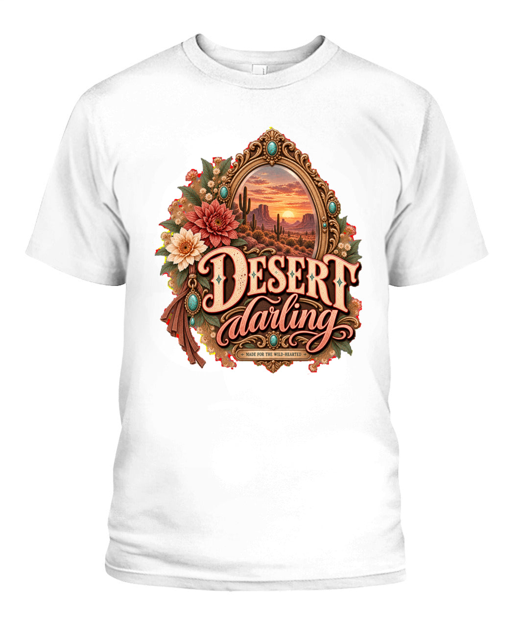 Desert Darling Shirt – Western Cowgirl Desert Graphic Tee