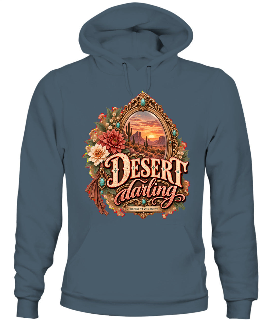 Desert Darling Sweatshirt & Hoodie – Western Cowgirl Desert Pullover