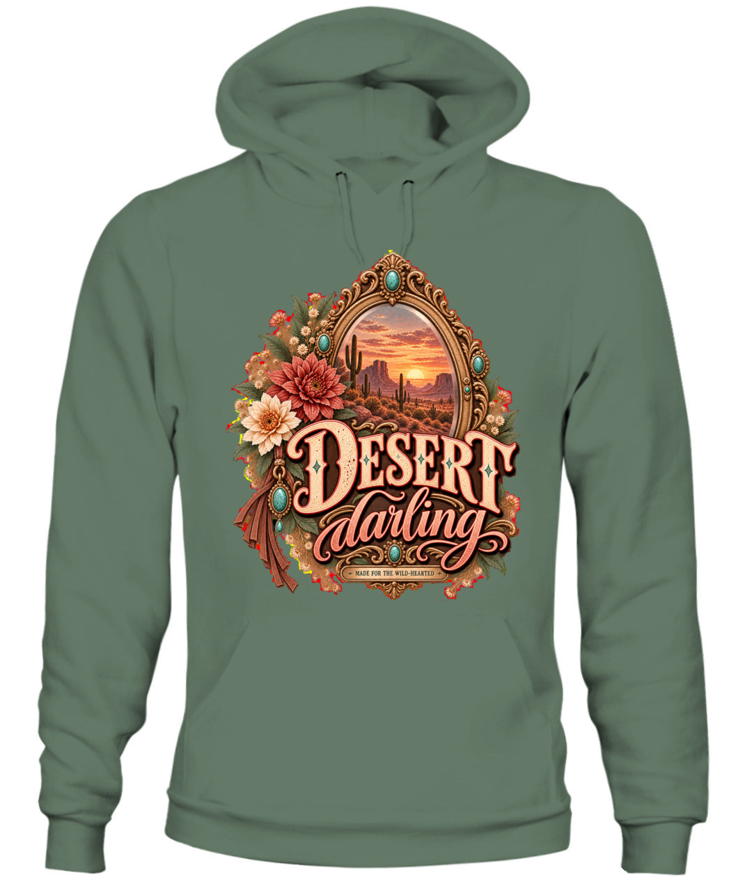 Desert Darling Sweatshirt & Hoodie – Western Cowgirl Desert Pullover