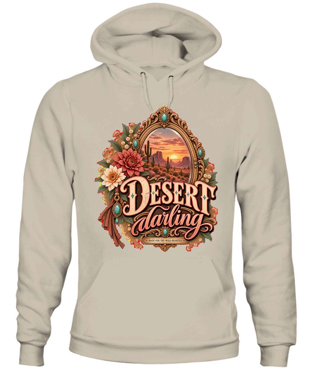 Desert Darling Sweatshirt & Hoodie – Western Cowgirl Desert Pullover