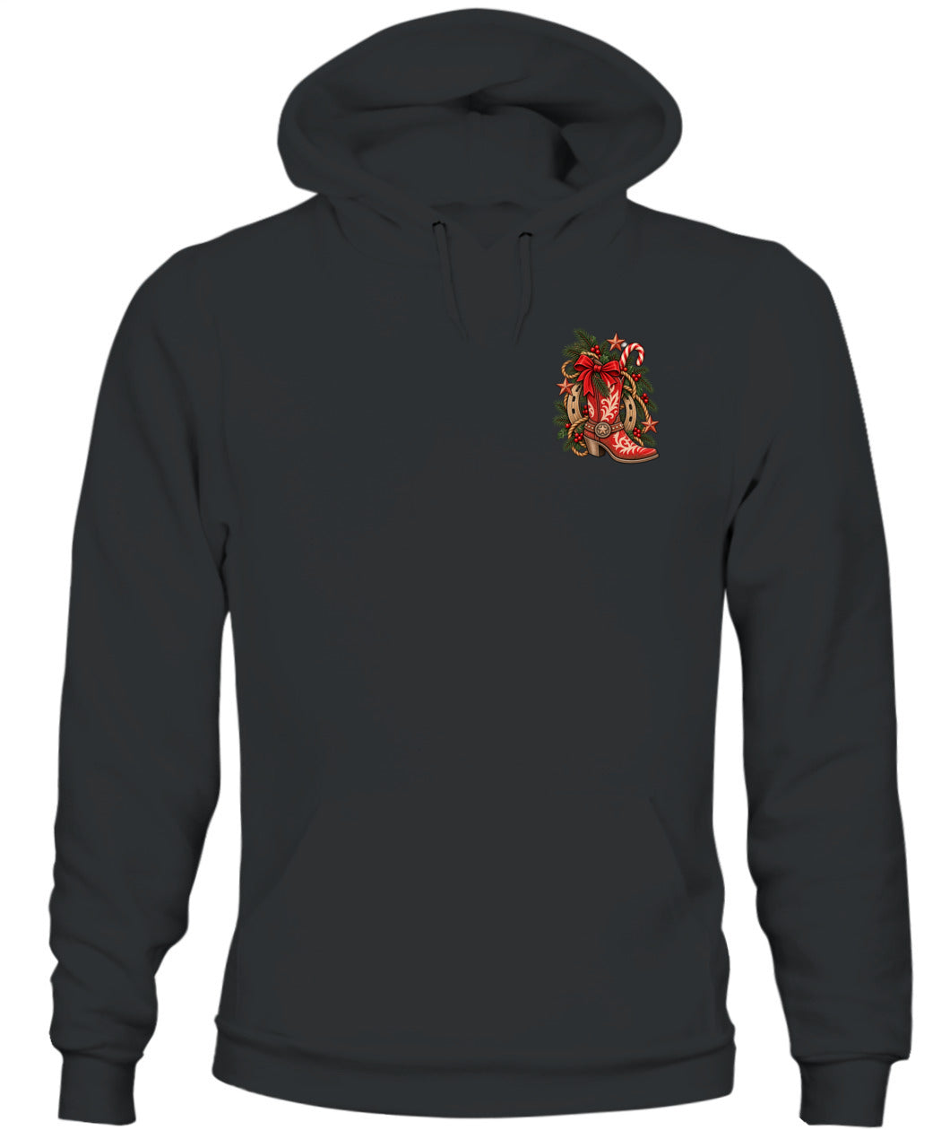 Cowgirl Christmas Boot Sweatshirt & Hoodie – Western Christmas Shirt