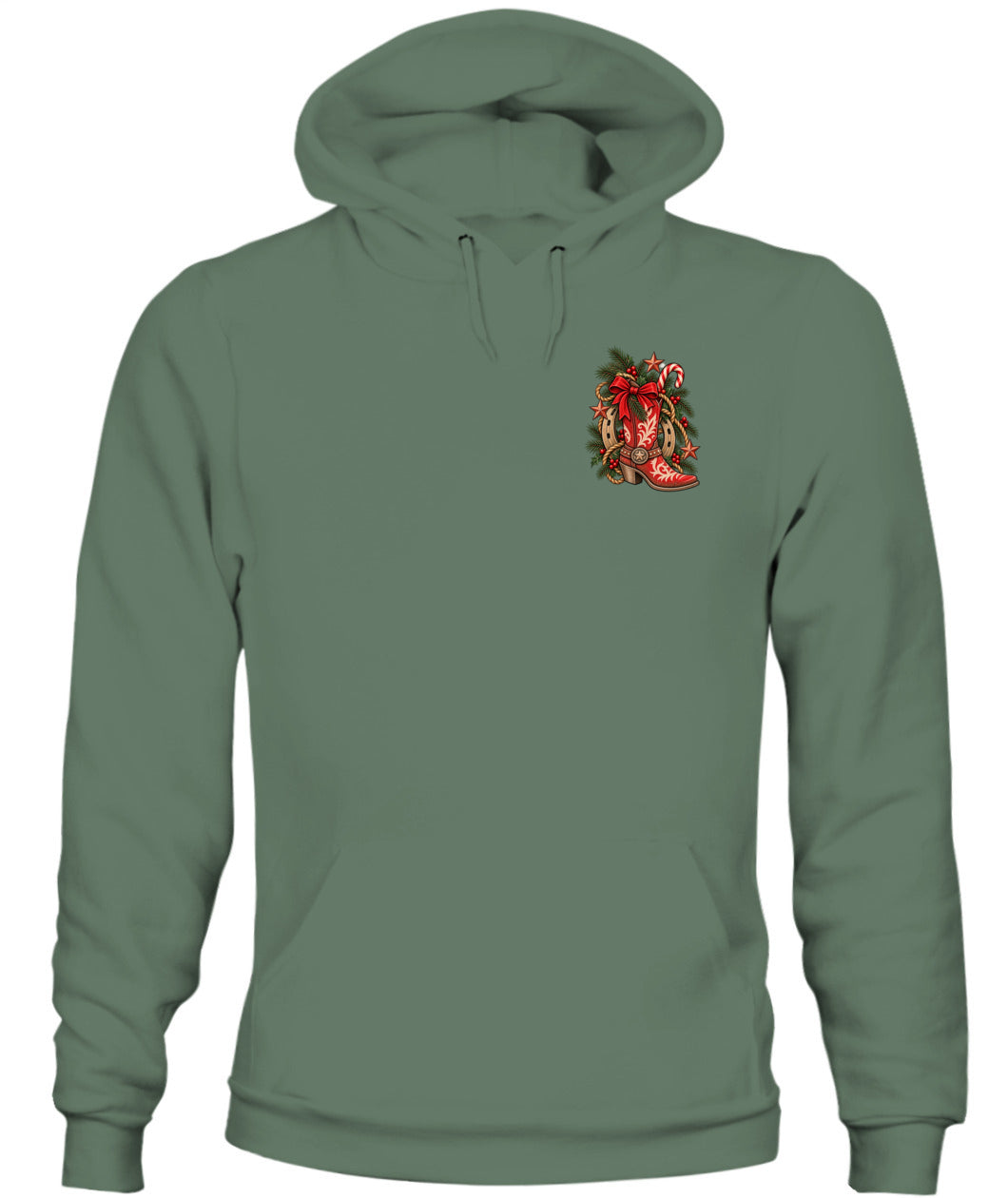 Cowgirl Christmas Boot Sweatshirt & Hoodie – Western Christmas Shirt