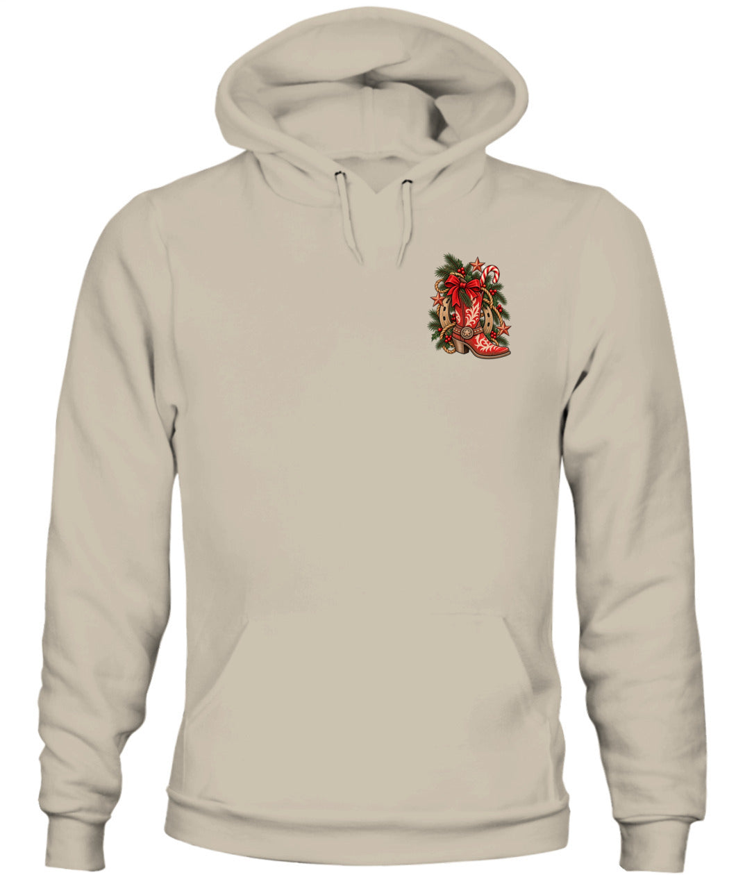 Cowgirl Christmas Boot Sweatshirt & Hoodie – Western Christmas Shirt